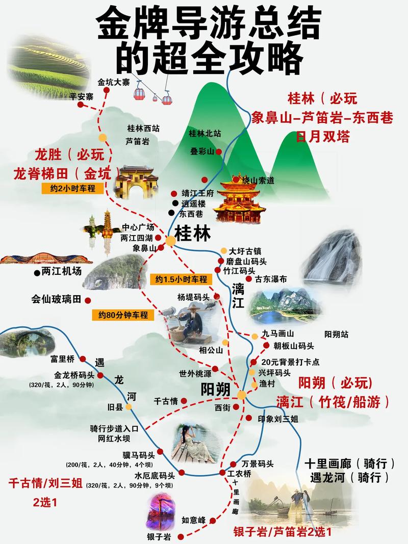 桂林旅游景点地图全图
