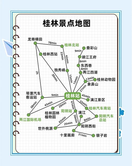 桂林旅游景点地图全图