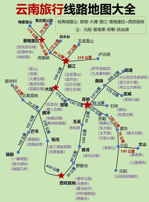 延安到云南自驾游攻略