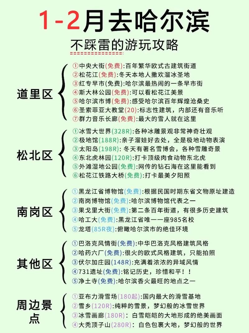 哈尔滨两日自驾游攻略