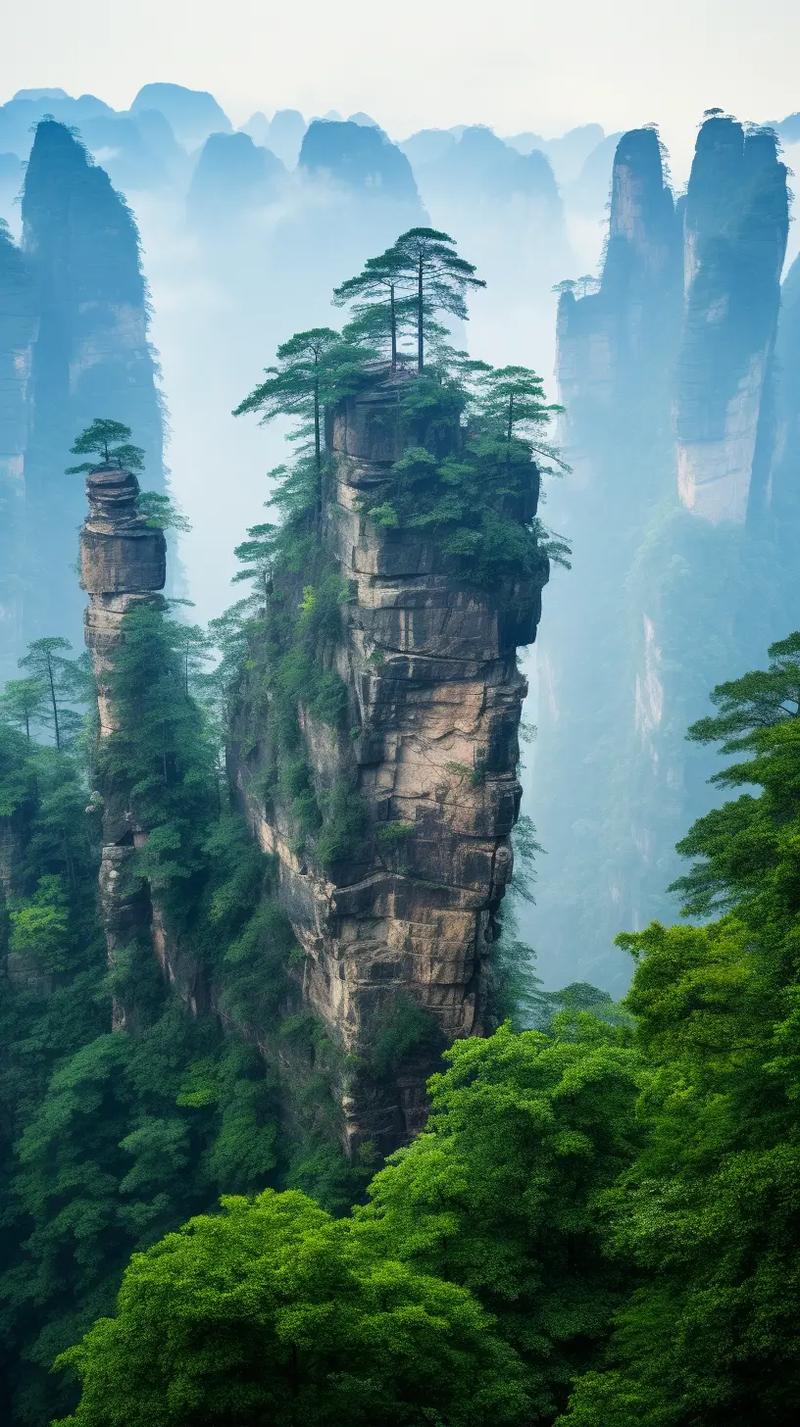 张家界最美的景点图片