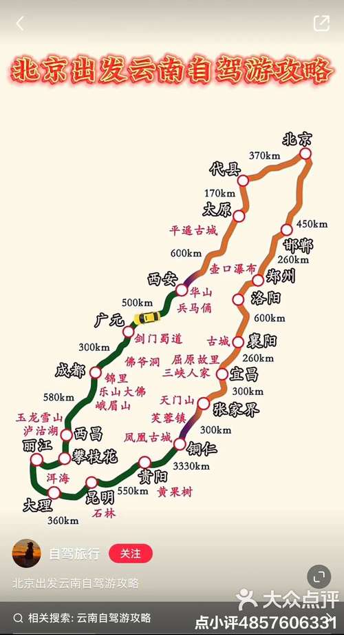 北京到云南自驾游论坛