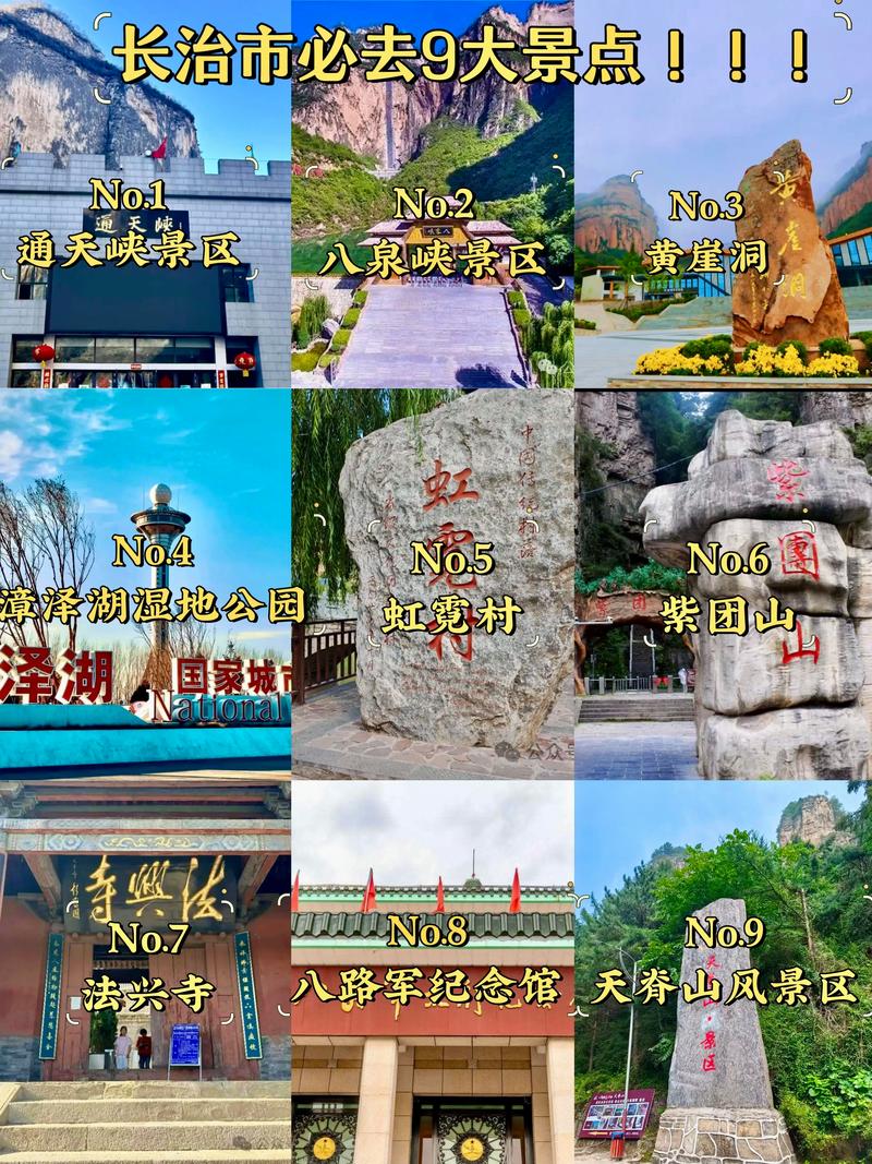 长治的旅游景点有哪些