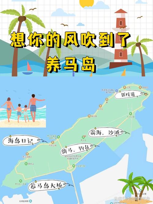 牟平养马岛景点路线图