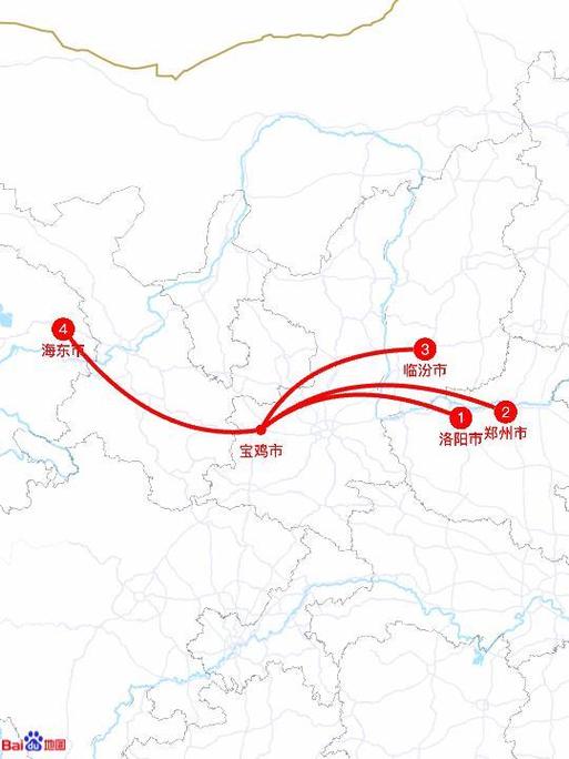 宝鸡到太原自驾游线路