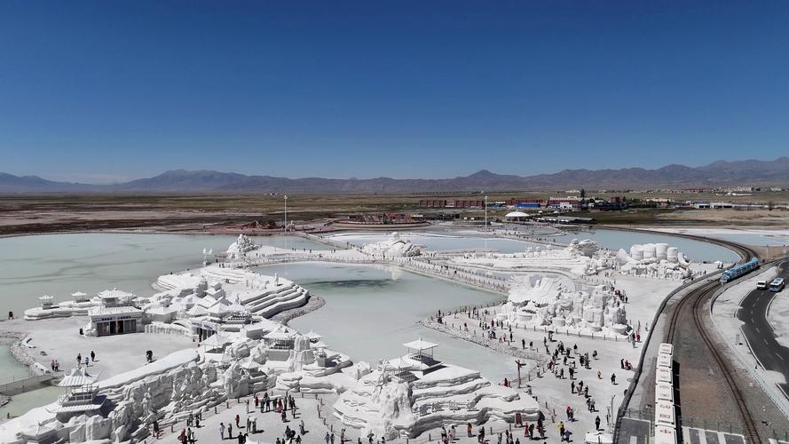 环青海自驾游茶卡盐湖