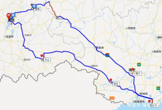 昆明到北海六天自驾游