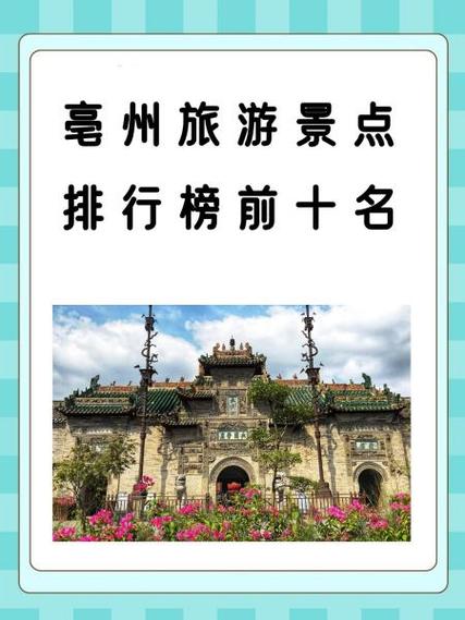 安徽亳州旅游景点门票