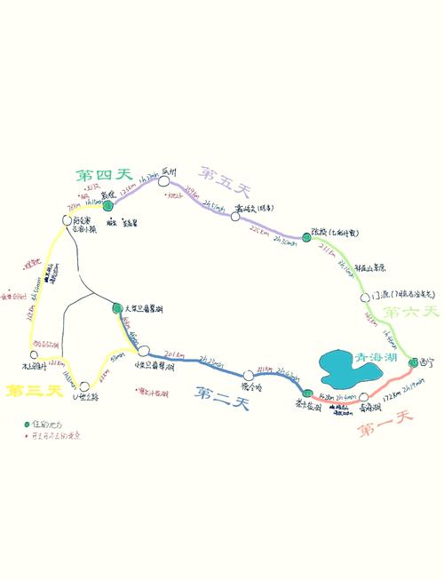 西宁周边自驾游路线图