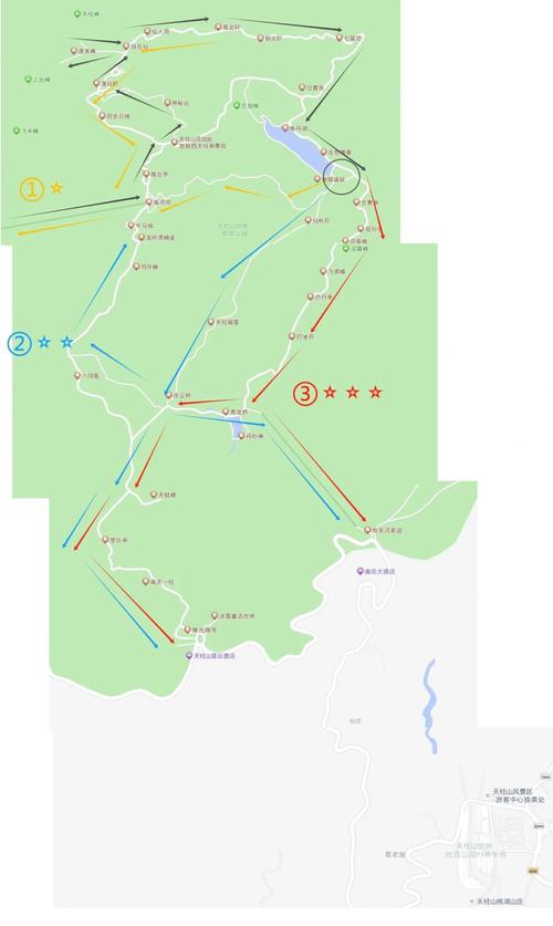 天柱山亲子自驾游路线