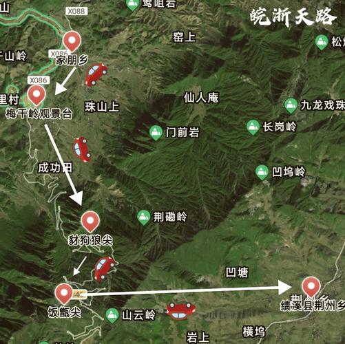 安徽最美自驾游线路图