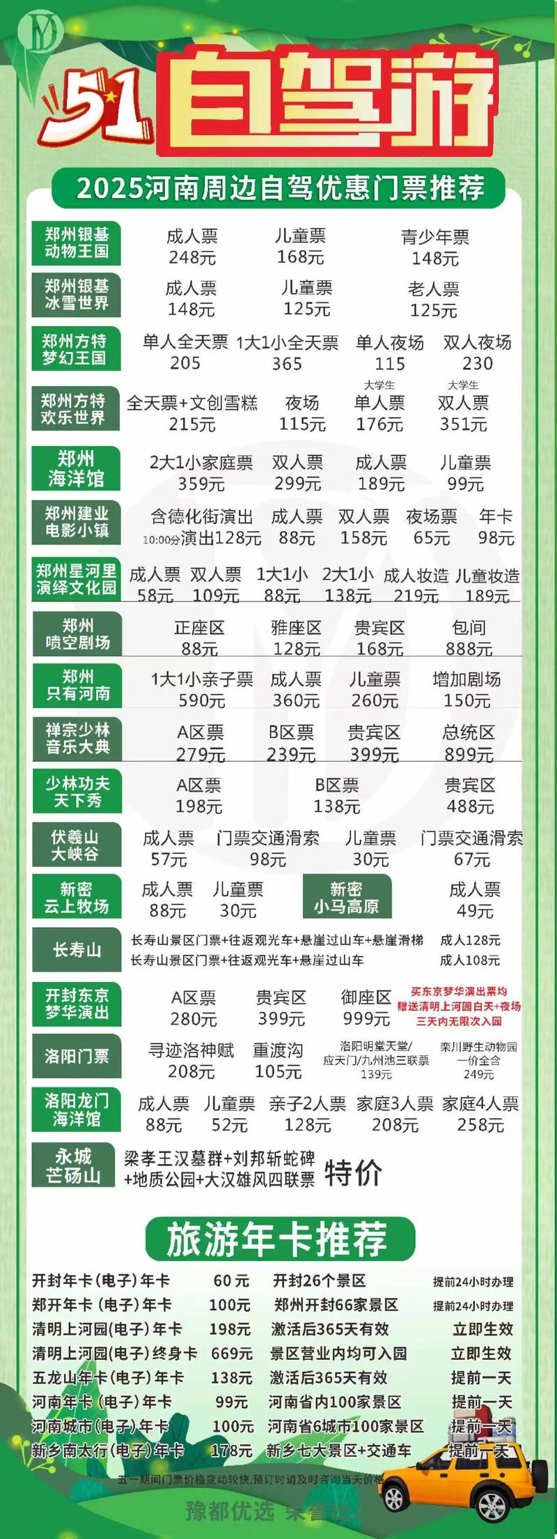 哪个网订景点门票便宜