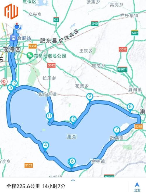 环巢湖旅游大道自驾游