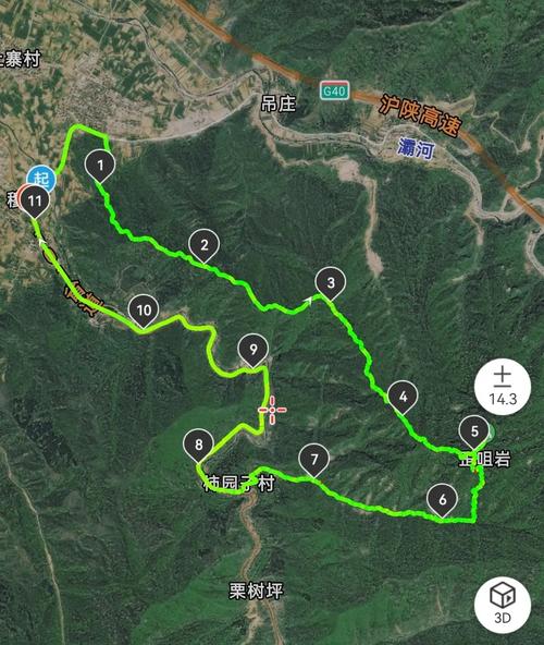 蓝田桃花谷自驾游线路