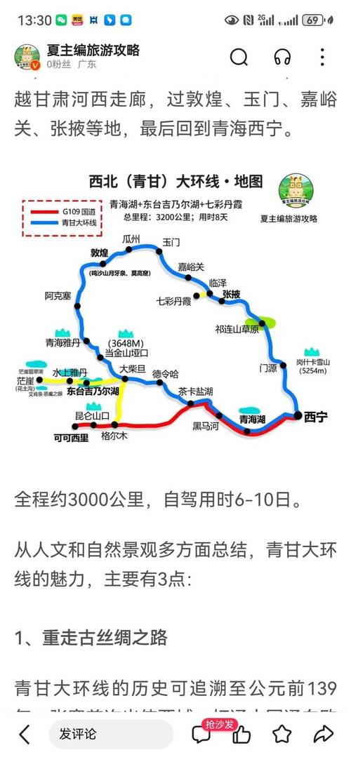 青岛到敦煌自驾游攻略